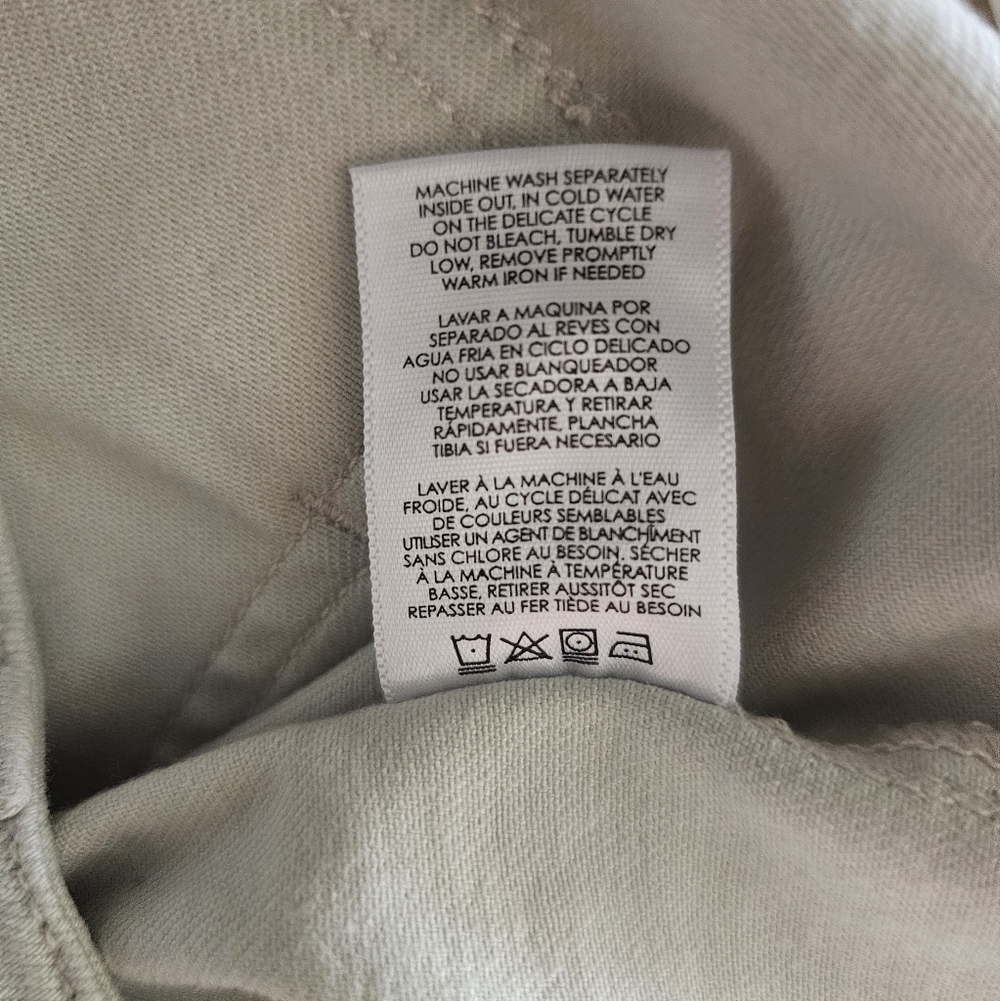 CAbi Compass Chore Utility Pant Size 6 Oyster Neutral Jogger Ankle Zip Pants - Picture 11 of 11